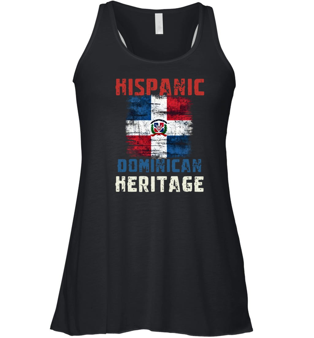 Dominican Heritage Pride - Hispanic Heritage Month Women's Flowy Tank Top