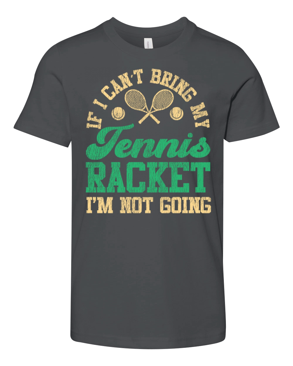 Funny Tennis Player Racket If I Youth Unisex Jersey Tee