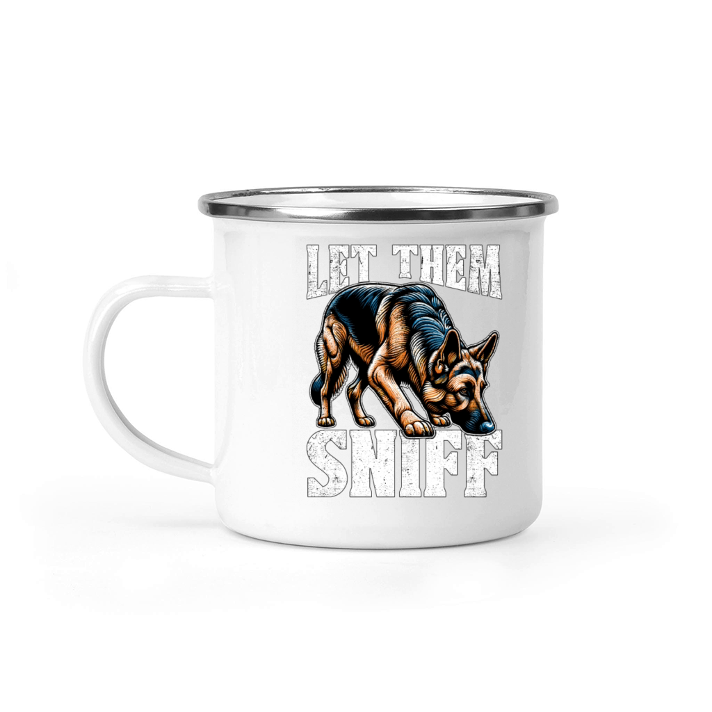 Dog Trainer Let Them Sniff Animal Lover Dog Owner Camping Mug