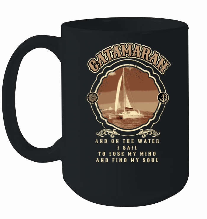 Catamaran-Sailing Yachting-Sailor Vintage Ceramic Mug