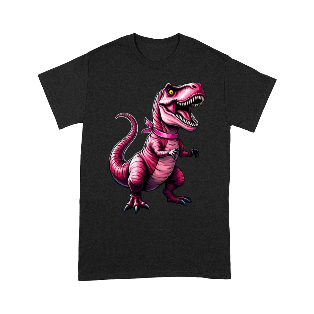 Breast Cancer Awareness Dinosaur Pink Ribbon Comfort T-shirt