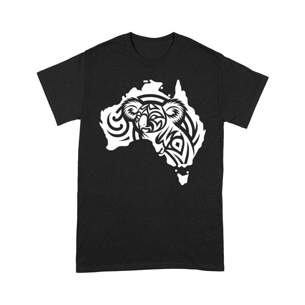 Koala In Australian Continent Tattoo Style Comfort T-shirt