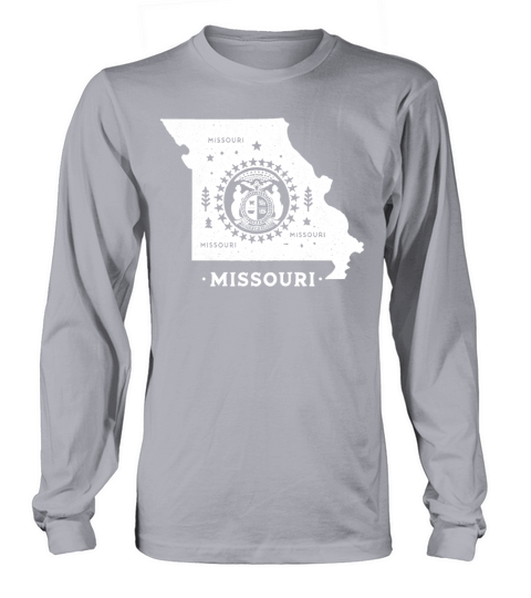 Missouri Vintage Badge Design Long sleeved Unisex