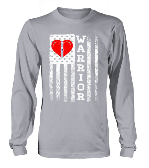 Open Heart Surgery Warrior Heart Patients Survivor Long sleeved Unisex