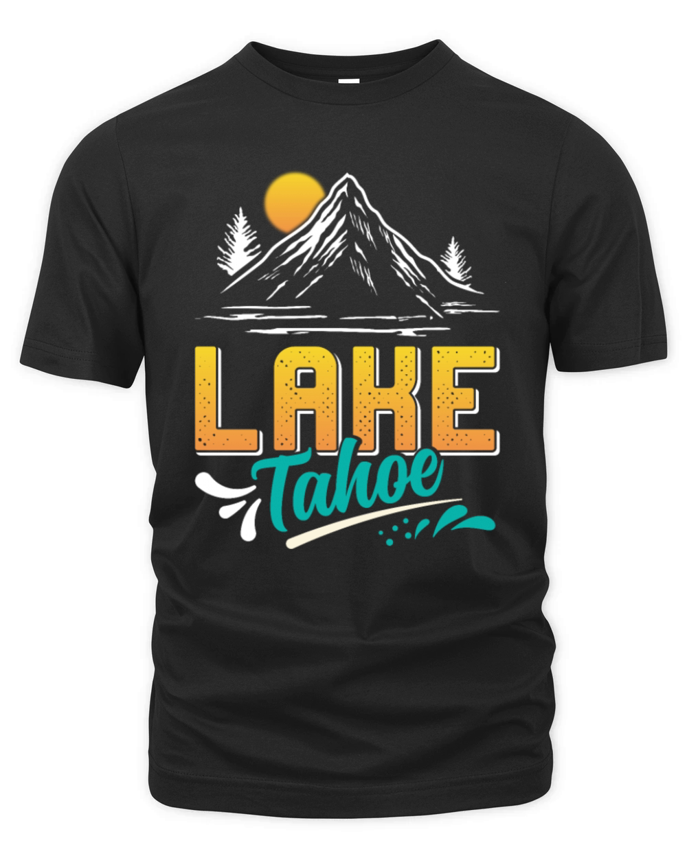 LAKE TAHOE CALIFORNIA NEVADA Mountain Lake Organic Unisex T-shirt