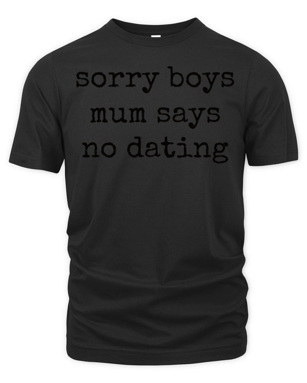 Sorry Boys Pregnancy Announcement Organic Unisex T-shirt