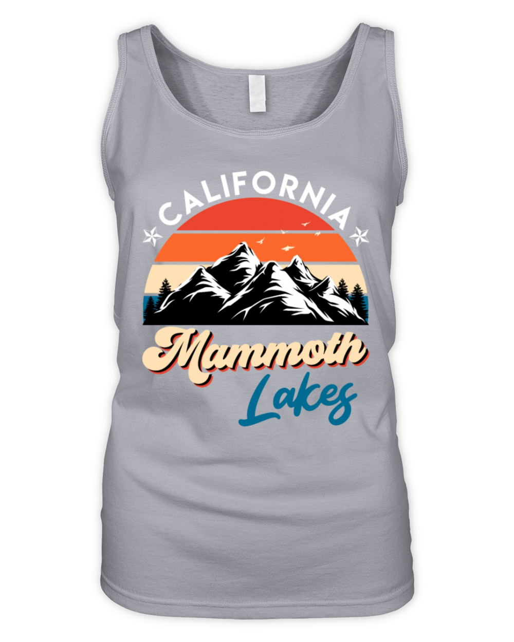 CALIFORNIA MAMMOTH LAKES Vintage California Organic Women's Tank Top