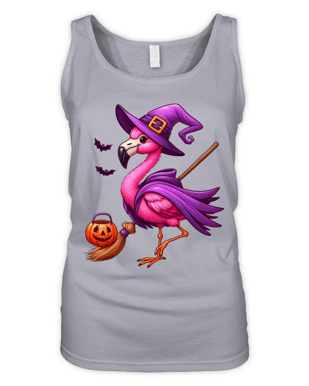 Halloween flamingo Organic Women's Tank Top
