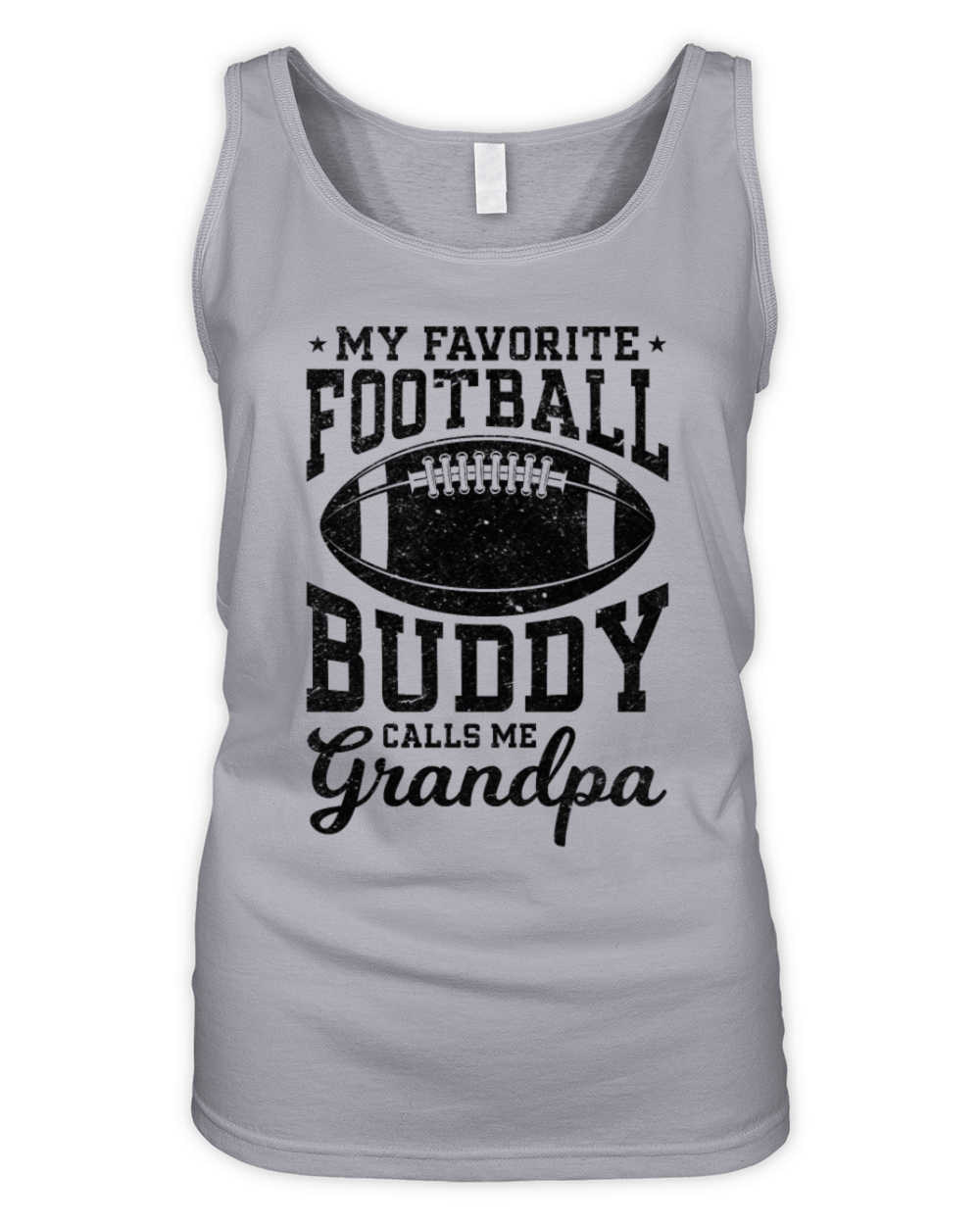 My Favorite Football Buddy calls me Grandpa Footba Organic Women's Tank Top