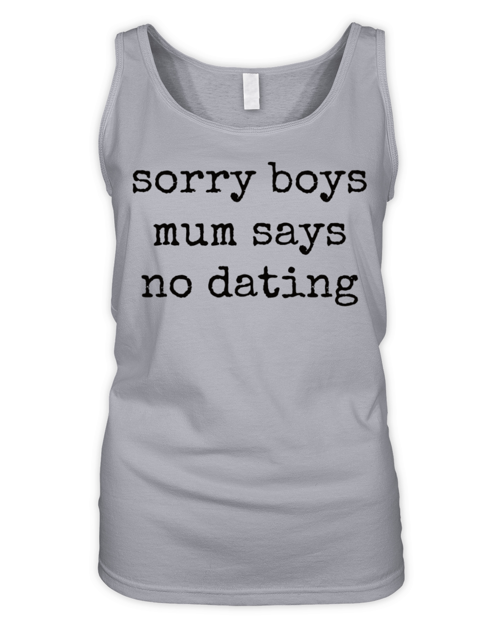 Sorry Boys Pregnancy Announcement Organic Women's Tank Top
