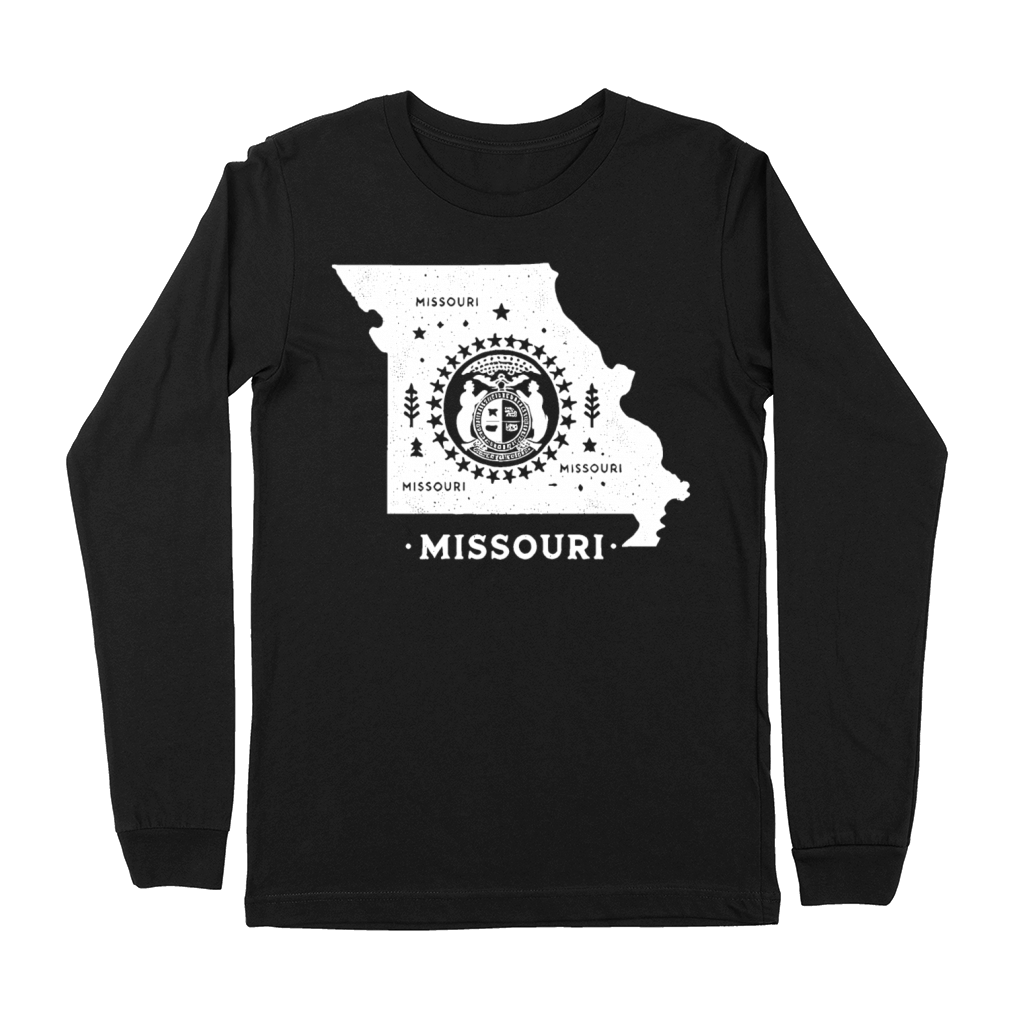 Missouri Vintage Badge Design Premium Long Sleeve