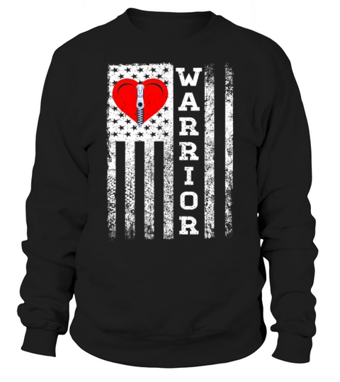 Open Heart Surgery Warrior Heart Patients Survivor Sweatshirt Unisex