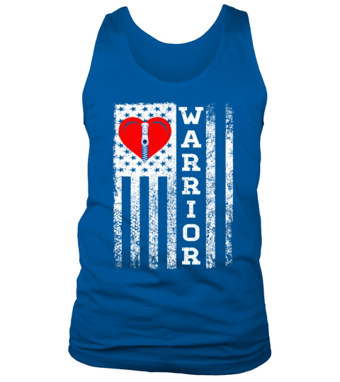 Open Heart Surgery Warrior Heart Patients Survivor Tank Top Unisex