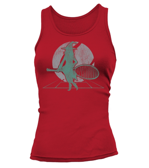 Funny Tennis Player Racket Tank top Woman
