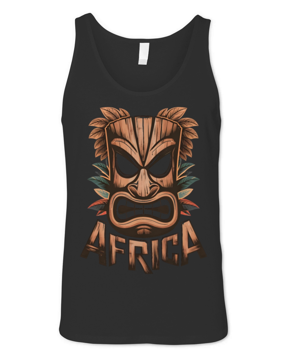 African Tribal Mask Unisex Jersey Tank