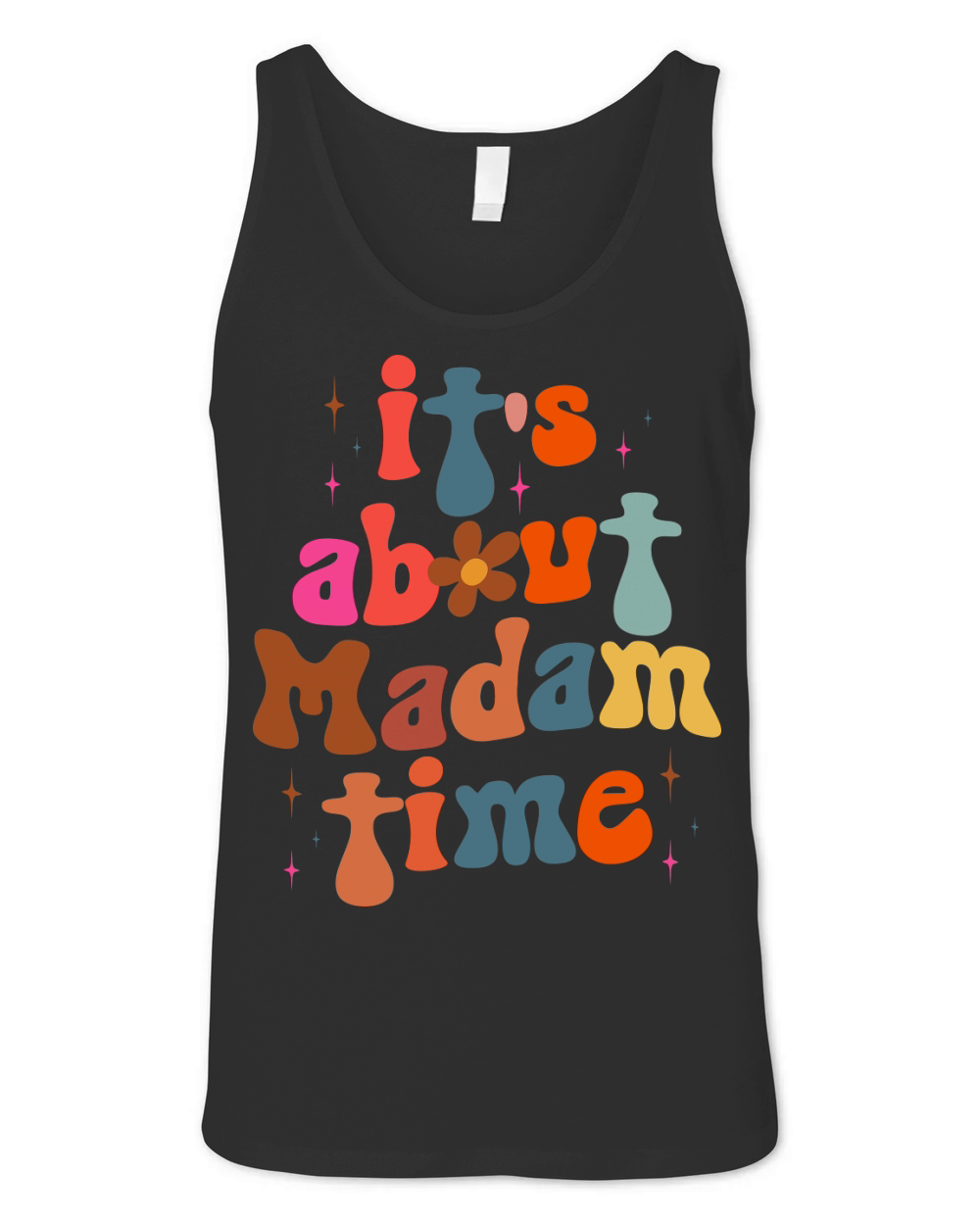 its about madam time Unisex Jersey Tank