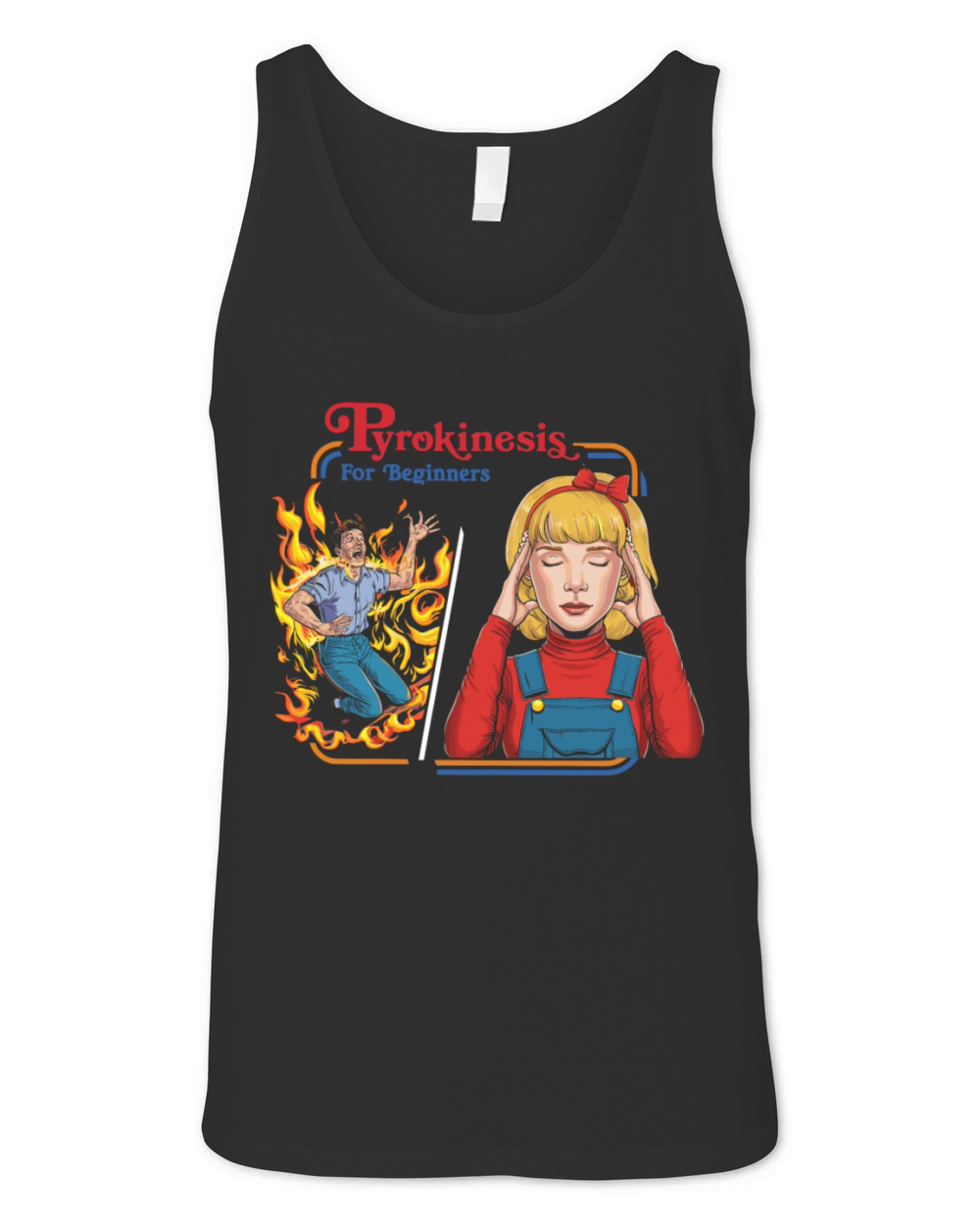 Pyrokinesis for Beginners Design Unisex Jersey Tank