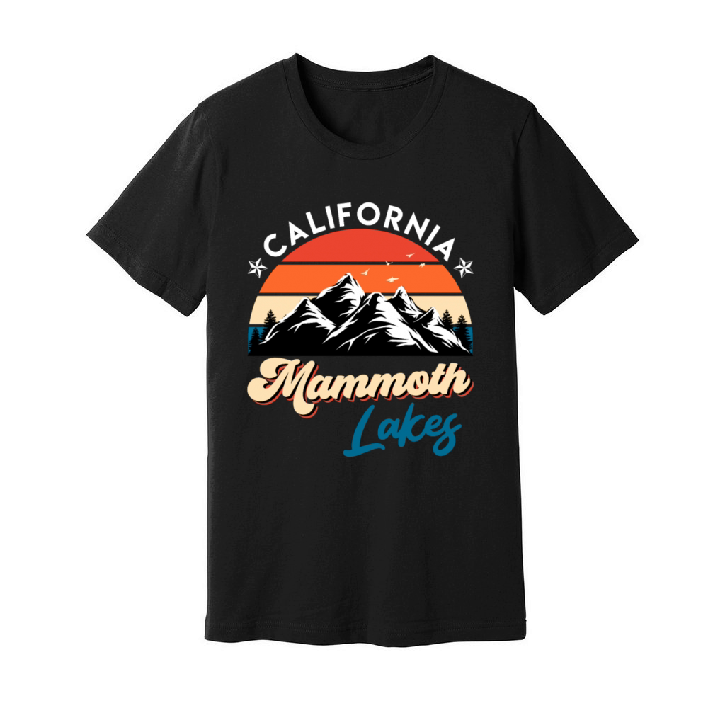 CALIFORNIA MAMMOTH LAKES Vintage California Unisex Jersey Tee