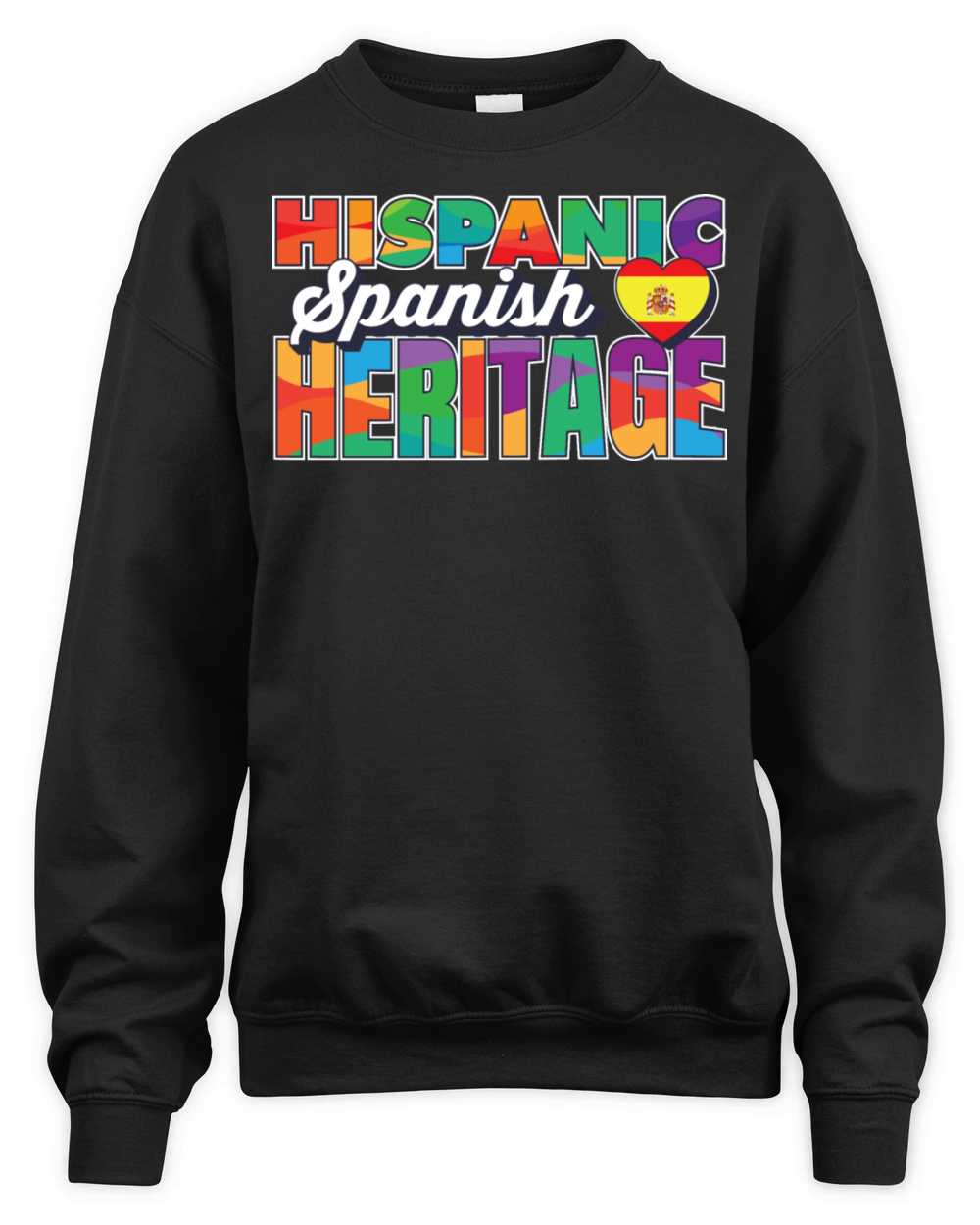 Hispanic Spanish Heritage Spain Unisex Premium Crewneck Sweatshirt