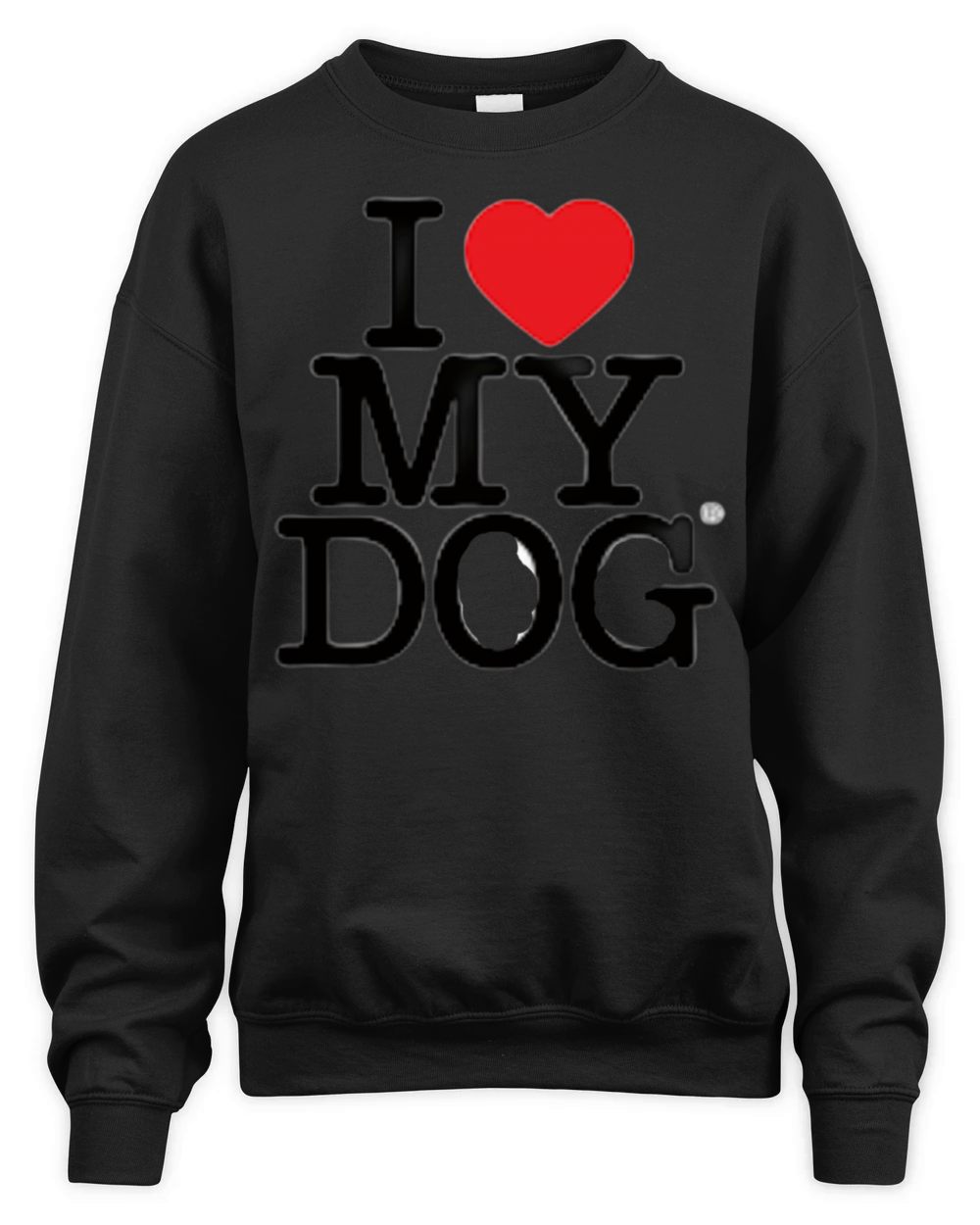 love story-i love my dog Unisex Premium Crewneck Sweatshirt