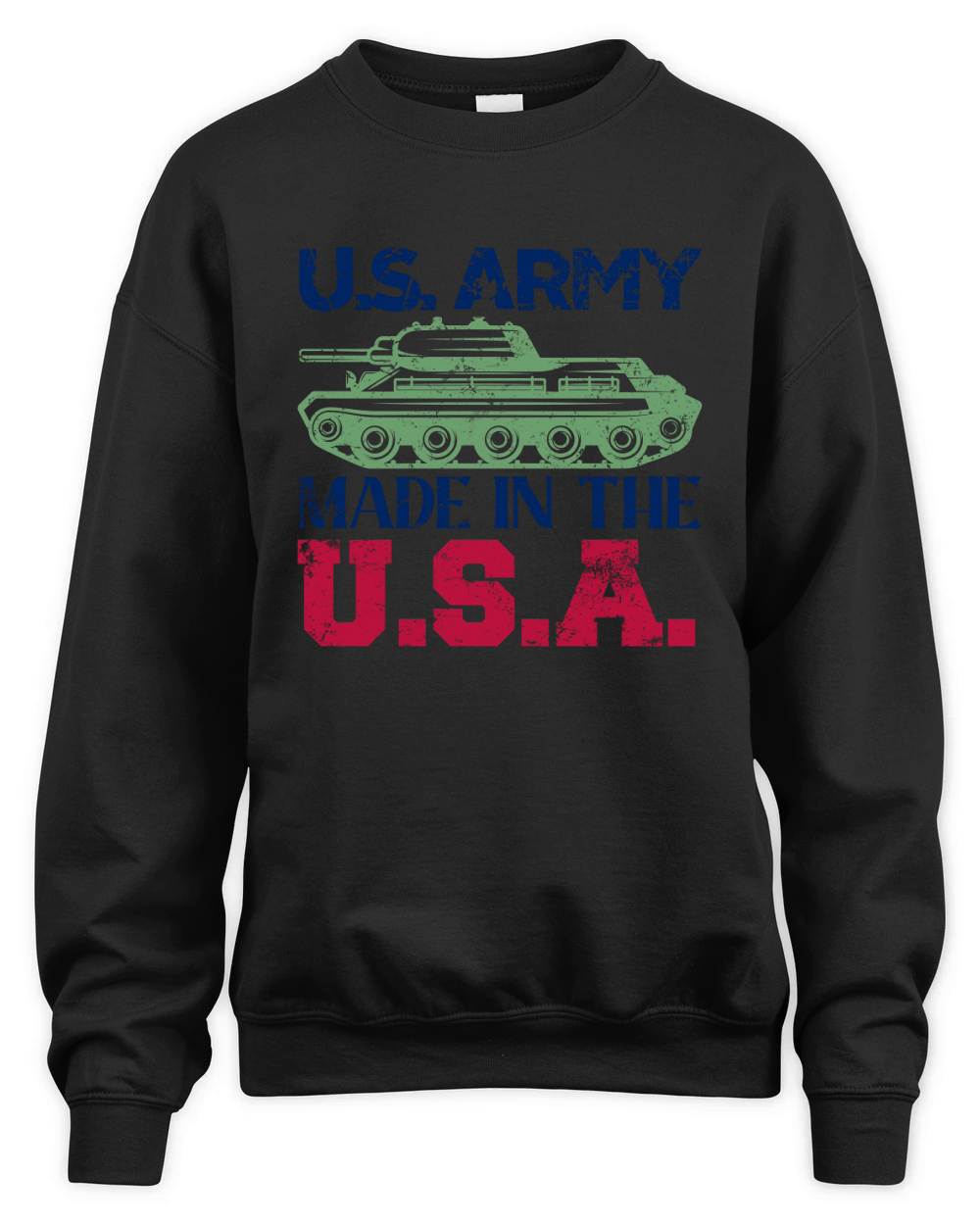 US army made in the USA Unisex Premium Crewneck Sweatshirt