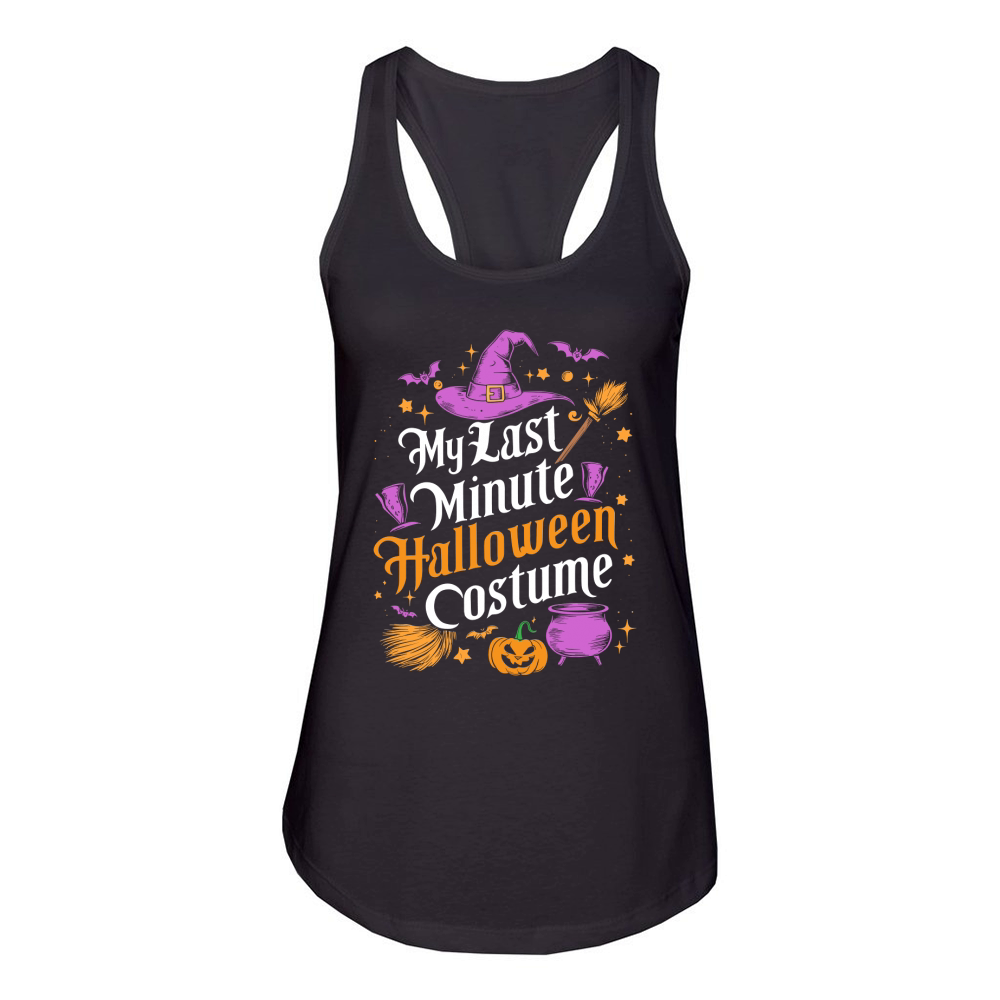 my last minute Halloween costume Women's Racerback Tank