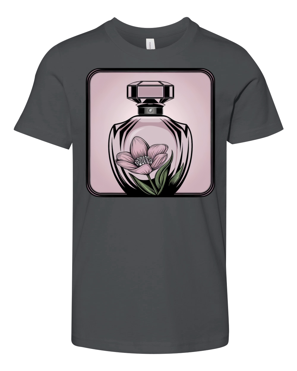 Daisy Perfume Floral Vector Art Youth Unisex Jersey Tee