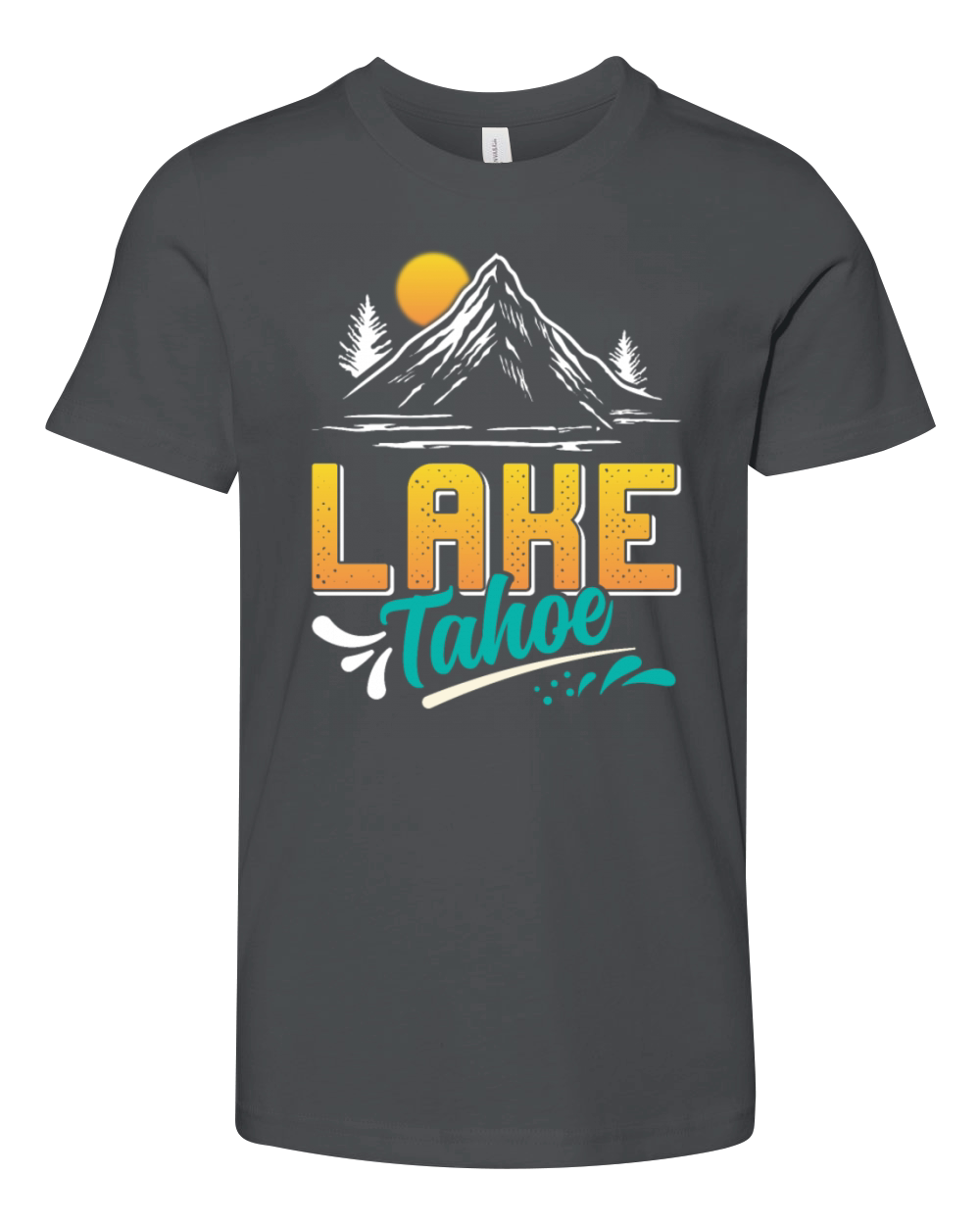 LAKE TAHOE CALIFORNIA NEVADA Mountain Lake Youth Unisex Jersey Tee