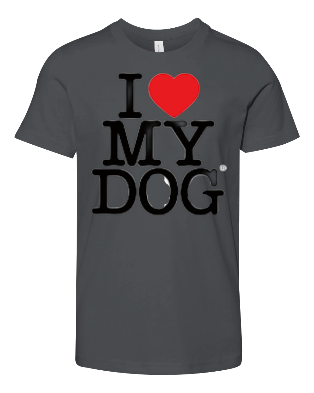 love story-i love my dog Youth Unisex Jersey Tee