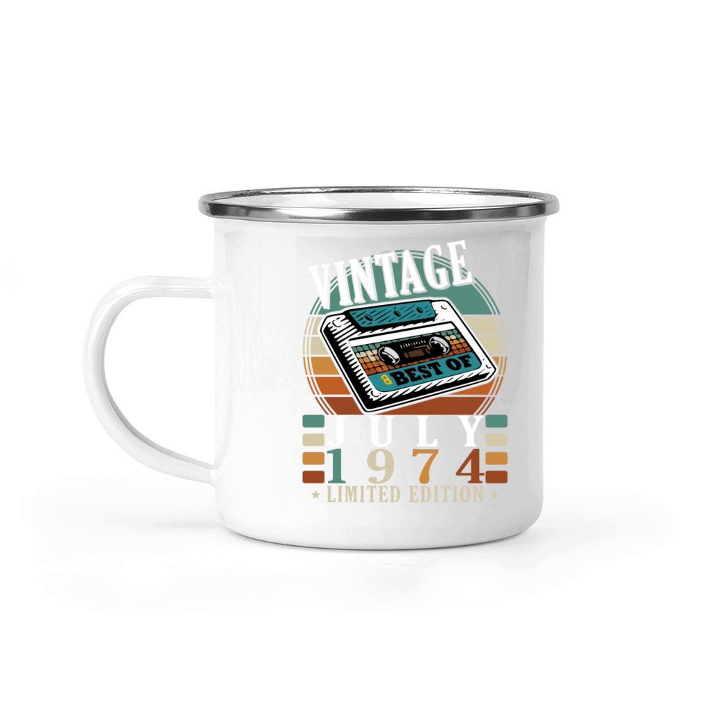 50th birthday 50 years July 1974 Camping Mug