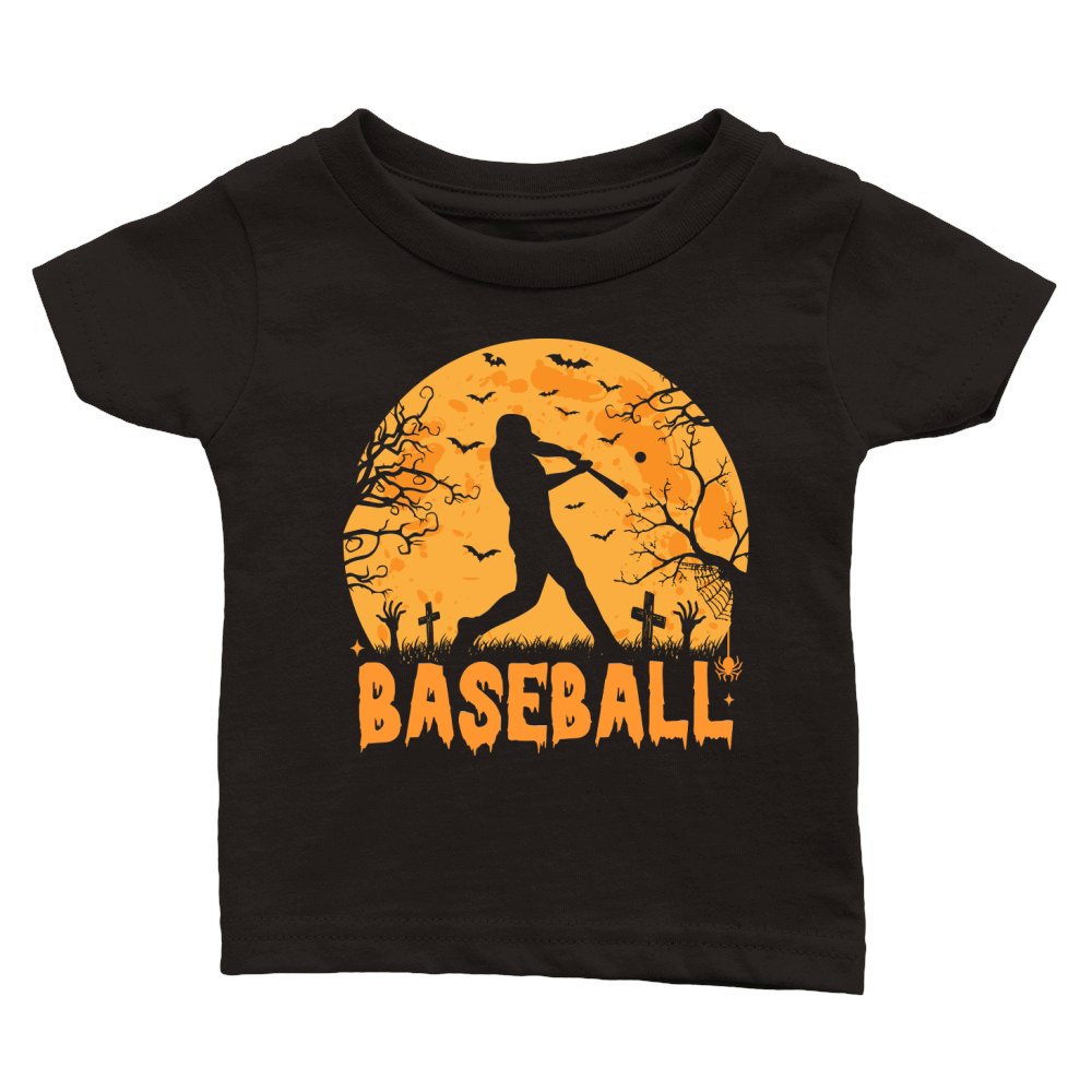 1.BASEBALL Classic Baby Crewneck T-shirt
