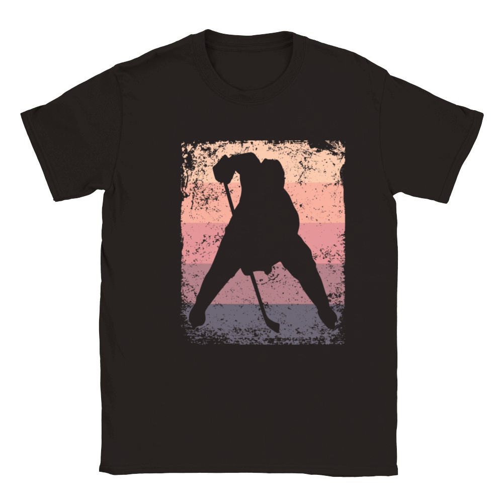 Ice Hockey Player Vintage Ice Hockey Classic Kids Crewneck T-shirt