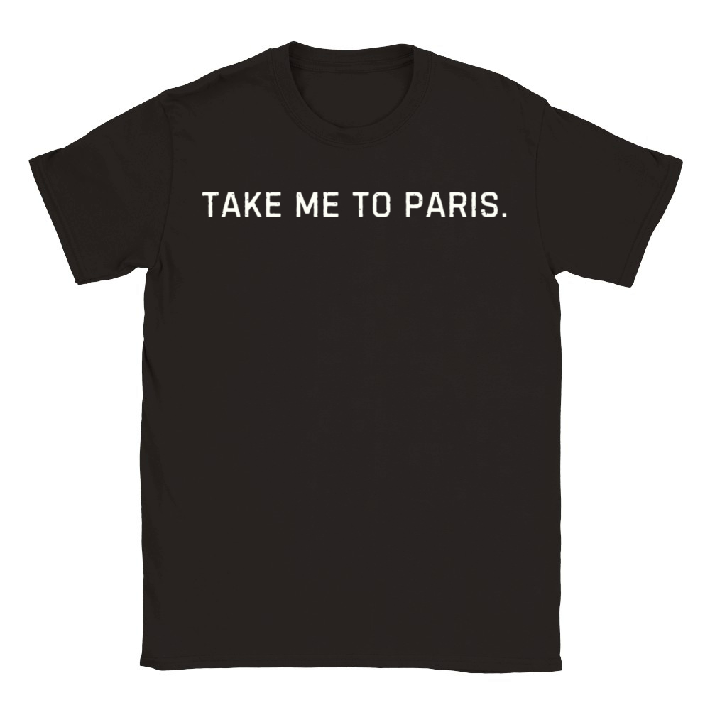 Take Me to Paris Graphic Design Classic Kids Crewneck T-shirt