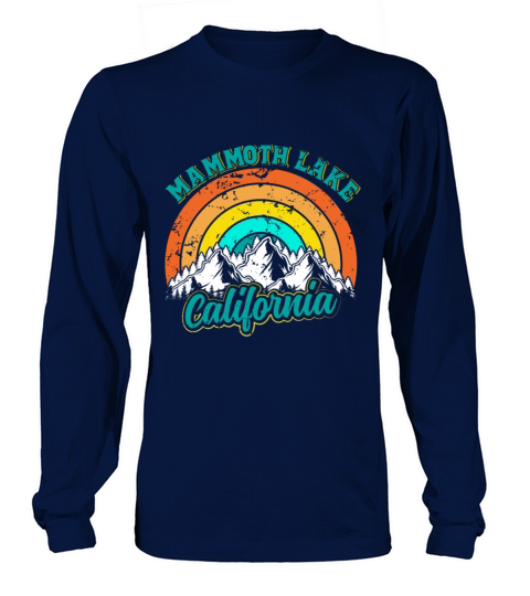 CALIFORNIA MAMMOTH LAKES Vintage California Fan Long sleeved Unisex