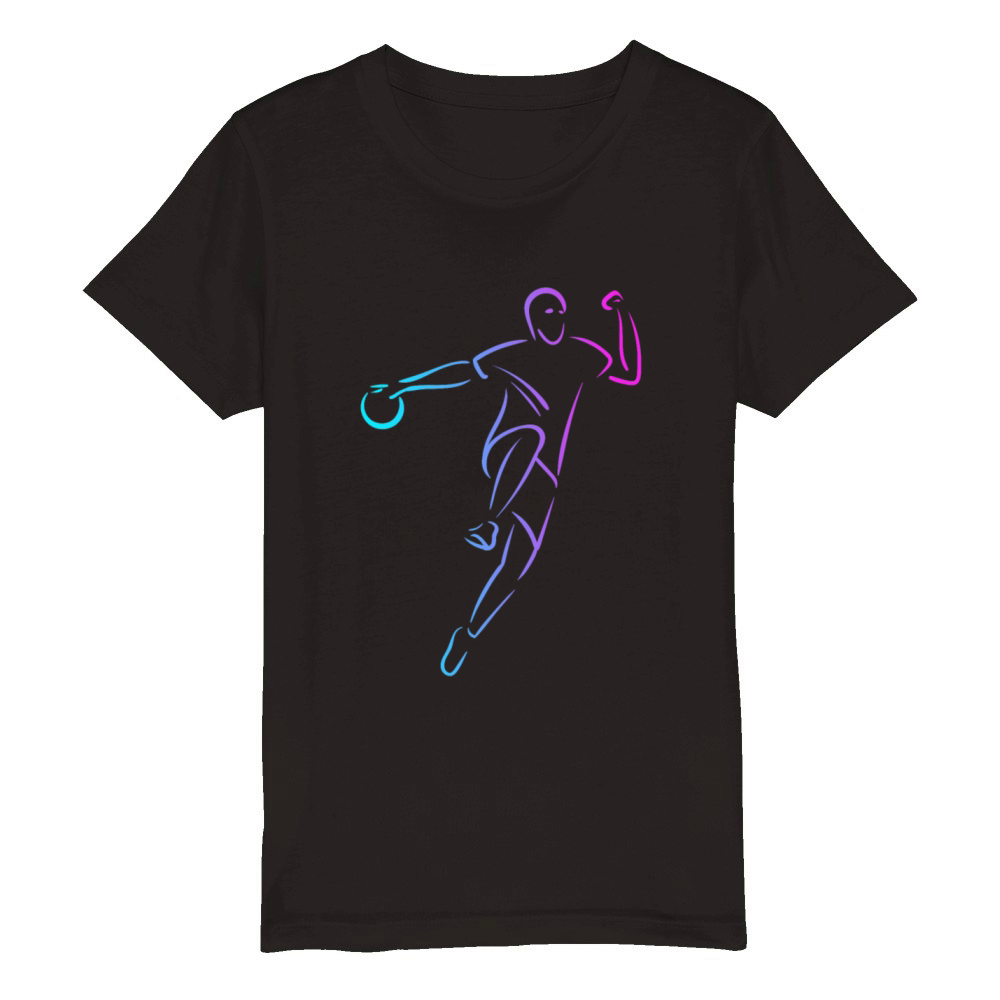 Prisonball Team Game Player Dodgeball Organic Kids Crewneck T-shirt