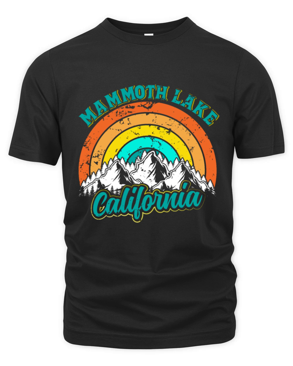 CALIFORNIA MAMMOTH LAKES Vintage California Fan Organic Unisex T-shirt
