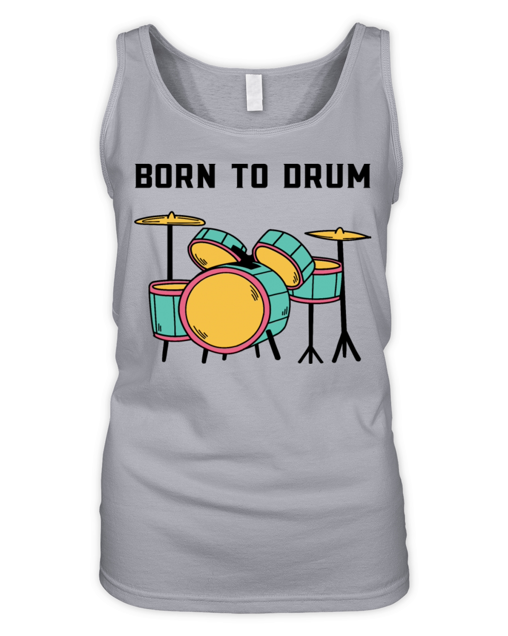 Born to Drum Organic Women's Tank Top