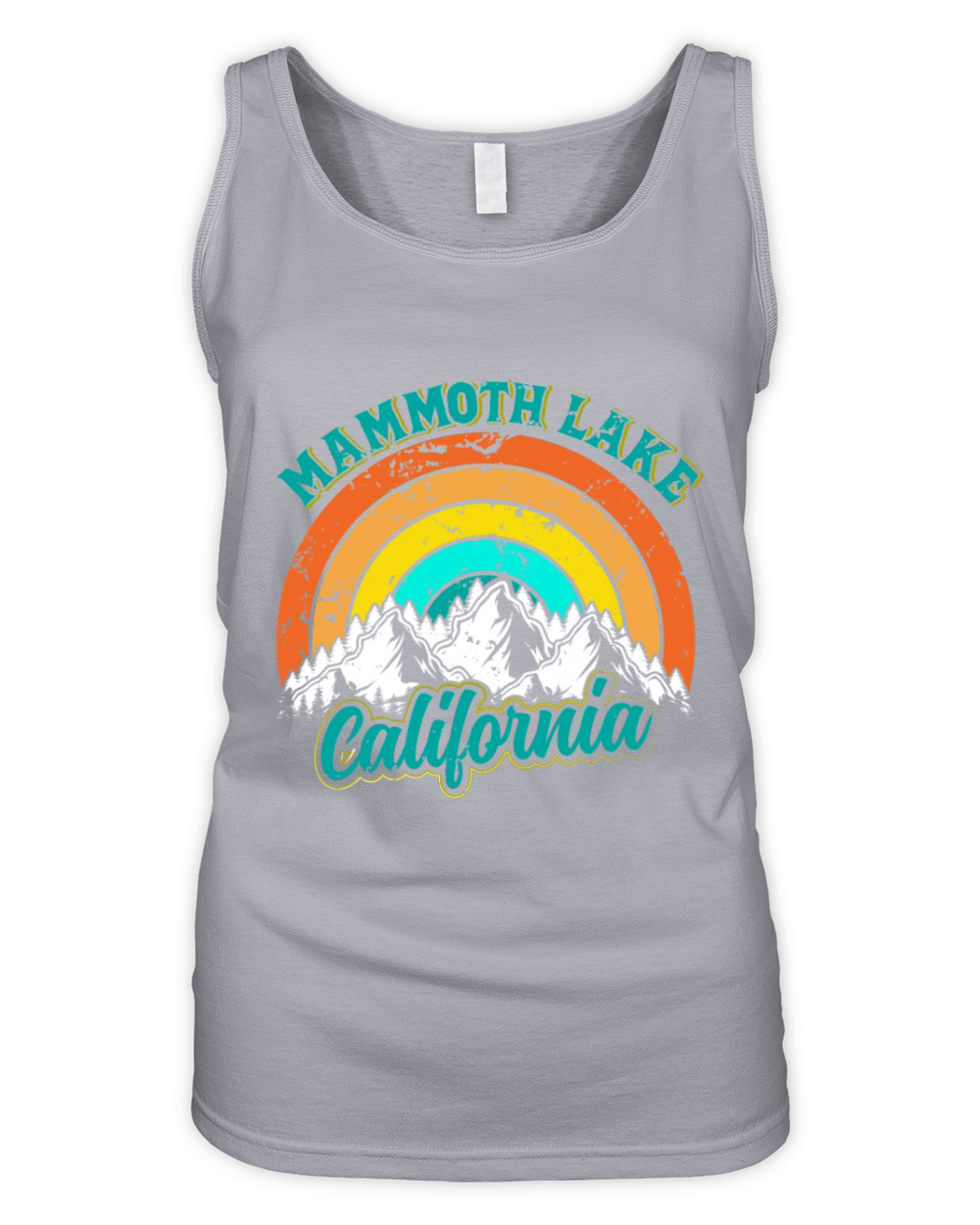 CALIFORNIA MAMMOTH LAKES Vintage California Fan Organic Women's Tank Top