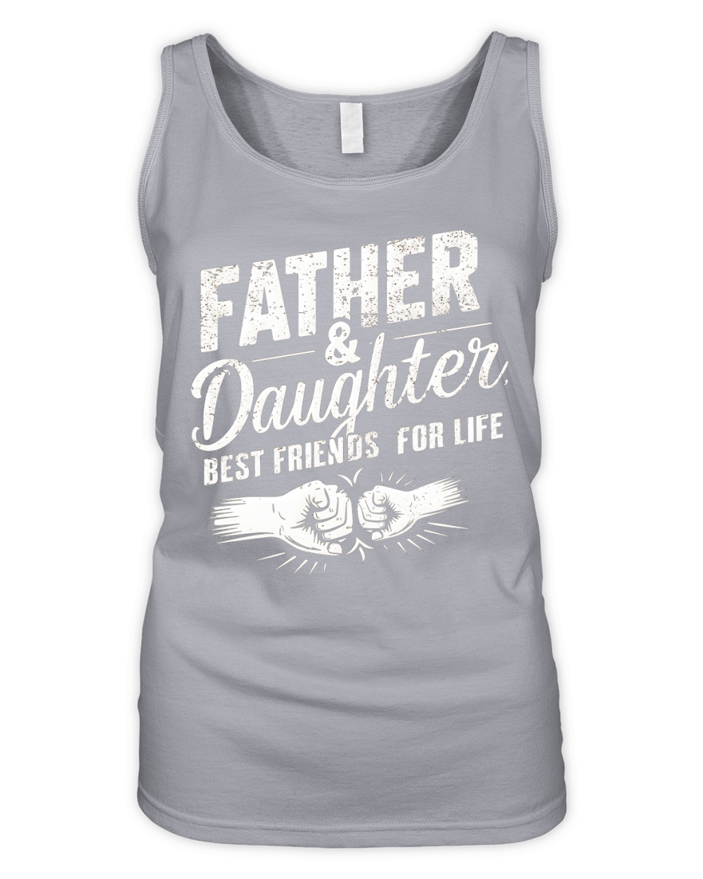 Father & daughter best friends for life Organic Women's Tank Top