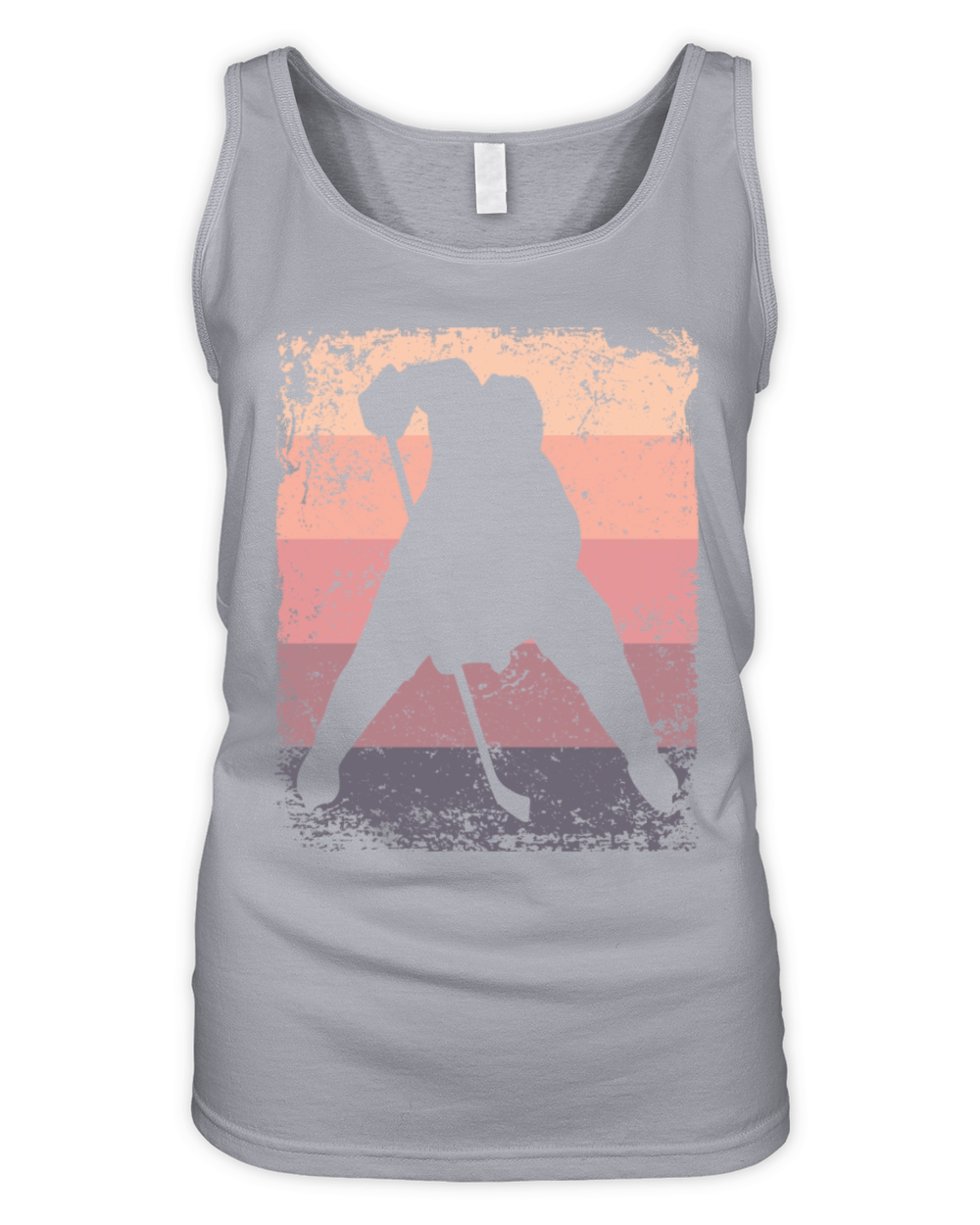 Ice Hockey Player Vintage Ice Hockey Organic Women's Tank Top
