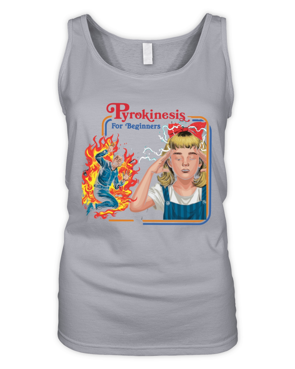 Pyrokinesis for Beginners Design Organic Women's Tank Top