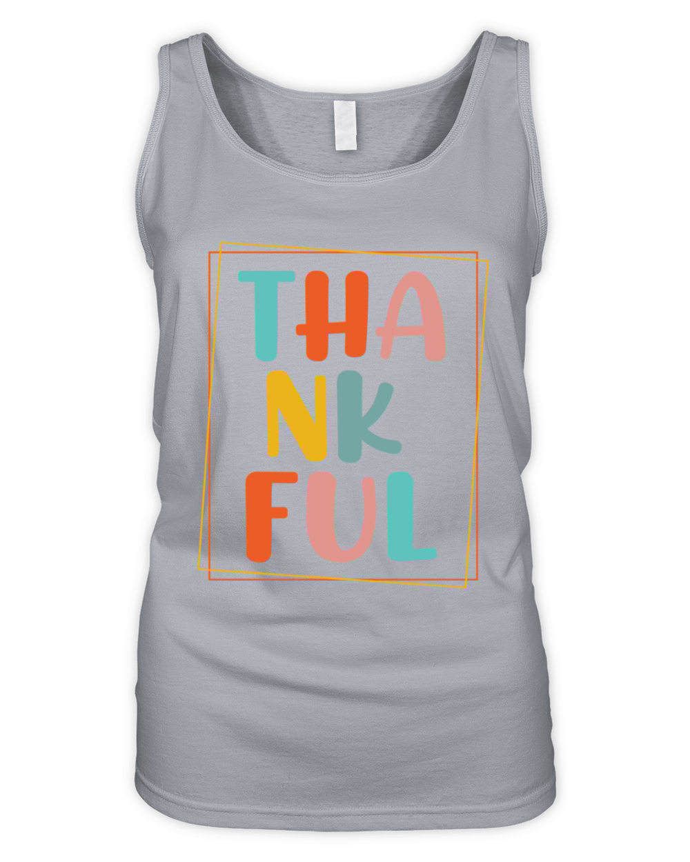 Thankful Vintage Funny t shirt Organic Women's Tank Top