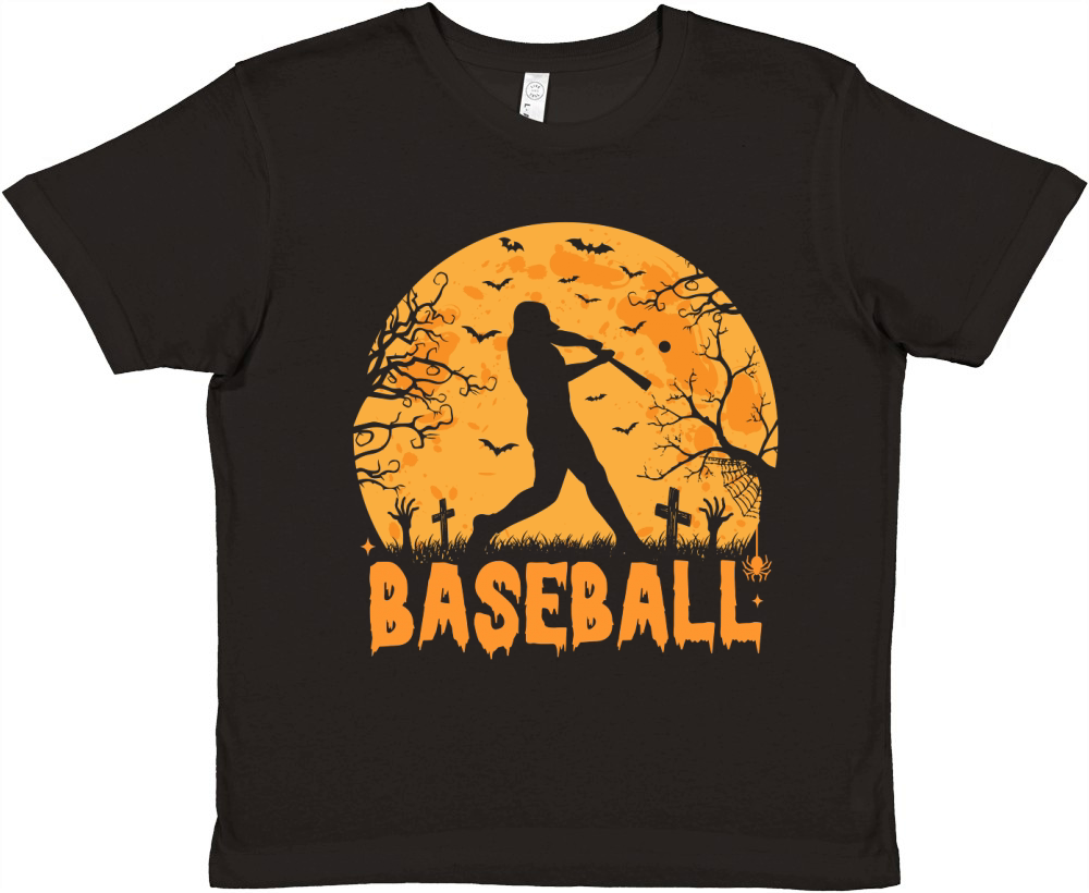 1.BASEBALL Premium Kids Crewneck T-shirt