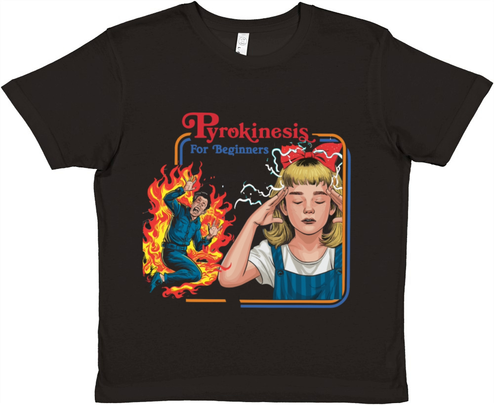 Pyrokinesis for Beginners Design Premium Kids Crewneck T-shirt