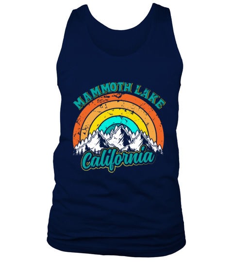 CALIFORNIA MAMMOTH LAKES Vintage California Fan Tank Top Unisex