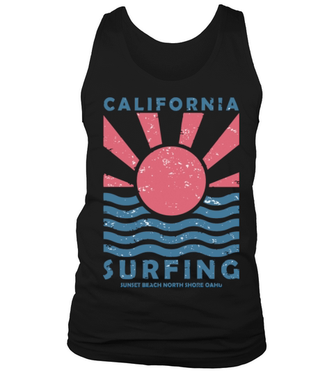 California Surfing Tank Top Unisex