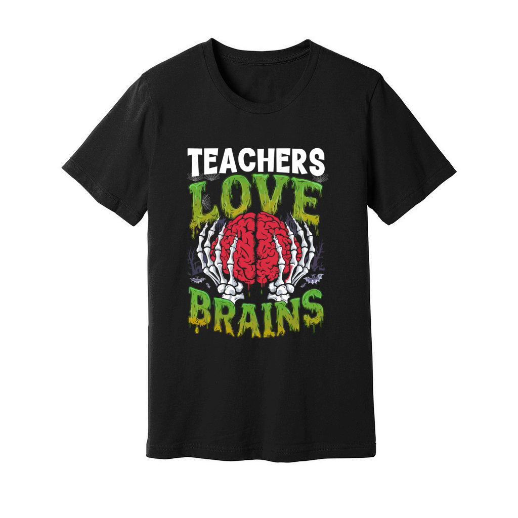 Teachers Love Brains Unisex Jersey Tee