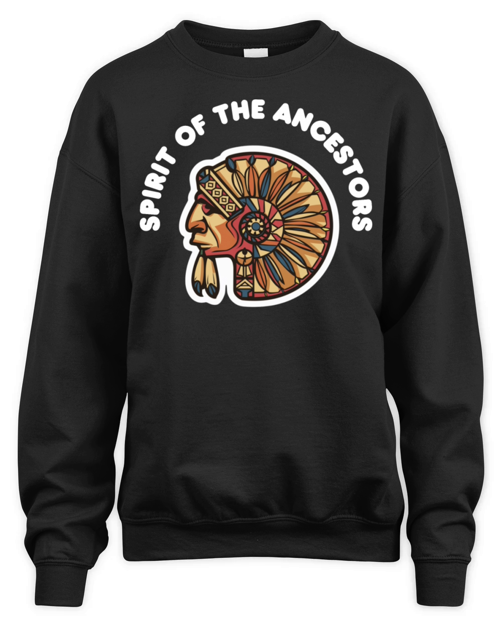 Celebrate Native American Day with our vibrant des Unisex Premium Crewneck Sweatshirt