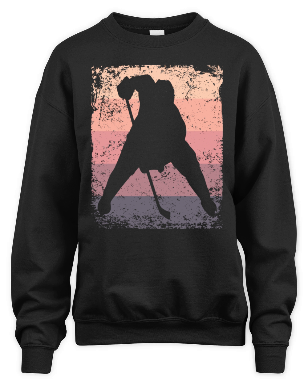 Ice Hockey Player Vintage Ice Hockey Unisex Premium Crewneck Sweatshirt