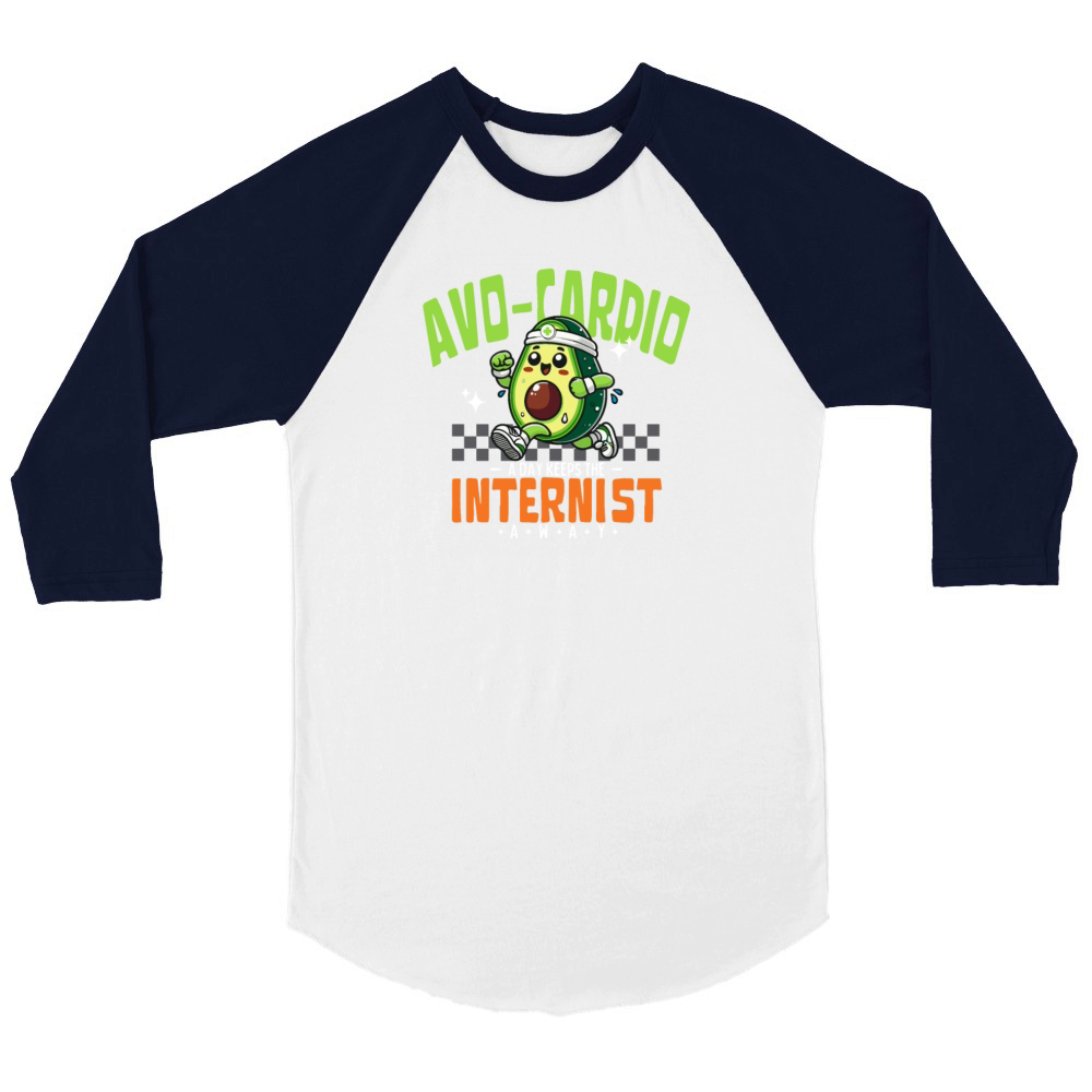 Internist x internist Unisex ¾ sleeve Raglan T-shirt